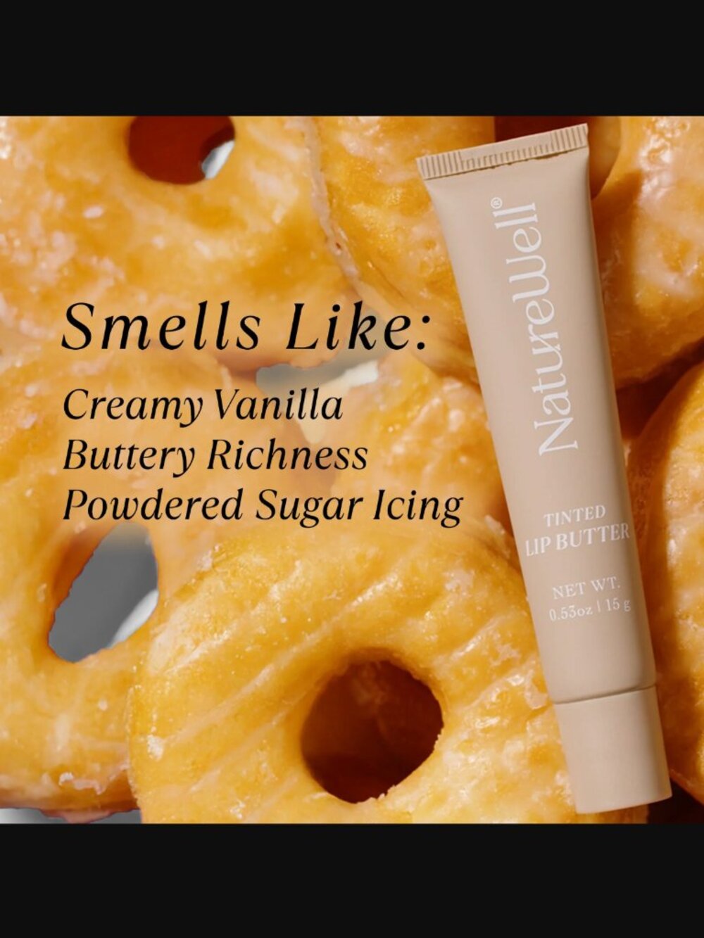🌈4/$20 NIB NatureWell Tinted Lip Butter Shade Vanilla Glaze Full Size 15g
